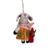 Felt Storybook Bunny Ornaments - Freshie & Zero Studio Shop