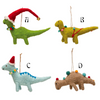 Holiday Dinosaur Ornaments - Freshie & Zero Studio Shop