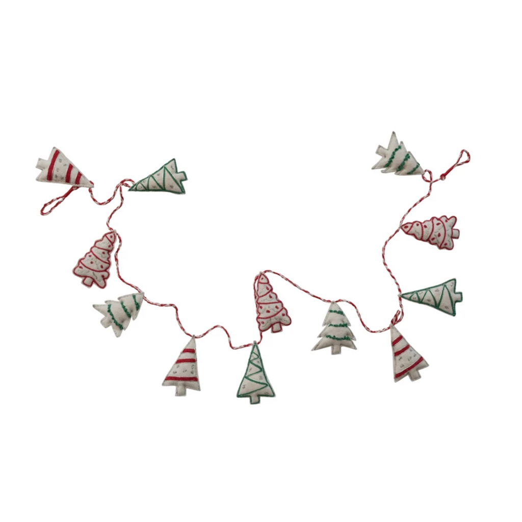 Woven Wool Christmas Tree Garland - Freshie & Zero Studio Shop