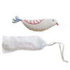 Bird Embroidered Cotton and Linen Hot & Cold Pack - Freshie & Zero Studio Shop