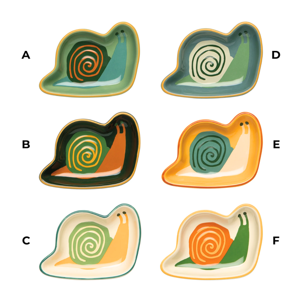 Garden Snail Pinch Bowls - Freshie & Zero Studio Shop