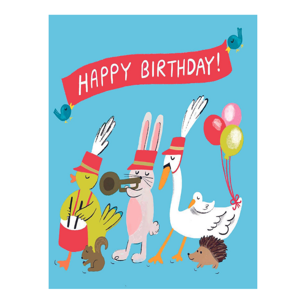Birthday Parade Greeting Card - Freshie & Zero Studio Shop