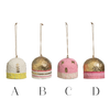 Striped Handmade Paper Mache Ornaments | 4 Styles - Freshie & Zero Studio Shop