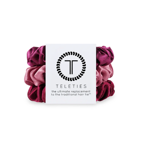 Teleties Small Silk Scrunchies - Set of 3 - Freshie & Zero Studio Shop