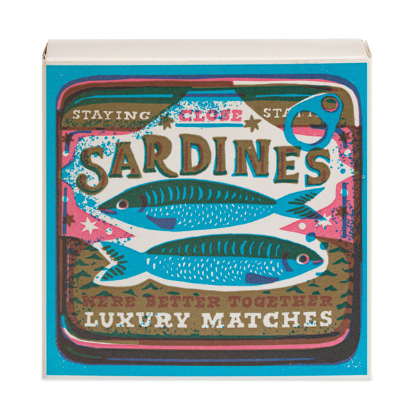 Boxed Wooden Matches: Better Together Sardines - Freshie & Zero Studio Shop