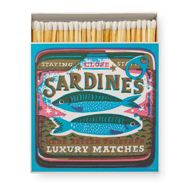 Boxed Wooden Matches: Better Together Sardines - Freshie & Zero Studio Shop