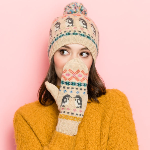 Penguin Party Mittens by French Knot - Freshie & Zero Studio Shop