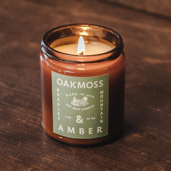 Oakmoss & Amber Candle by Bradley Mountain - Freshie & Zero Studio Shop