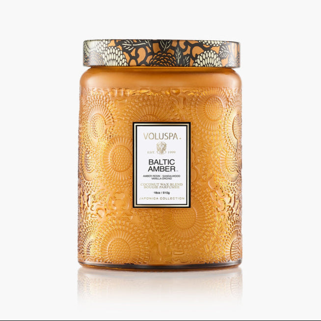 Baltic Amber Large Jar Candle - Freshie & Zero Studio Shop