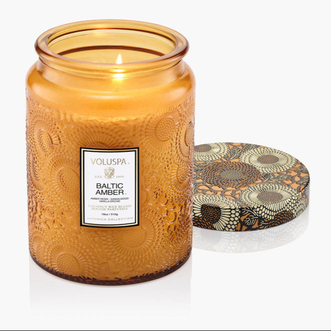 Baltic Amber Large Jar Candle - Freshie & Zero Studio Shop