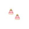 Birthday Cake Flatback Waterproof Stud Earrings - Freshie & Zero Studio Shop