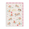 Colorful guinea pig birthday card from Ohh Deer, featuring cute guinea pigs and festive design for greeting and note purposes.