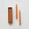 Orange Pumpkin Shaped 10" Taper Candles | Set of 2 - Freshie & Zero Studio Shop