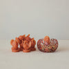 Set of nine orange turkey-shaped tealights by Creative Co-Op, perfect for candles and incense decor.