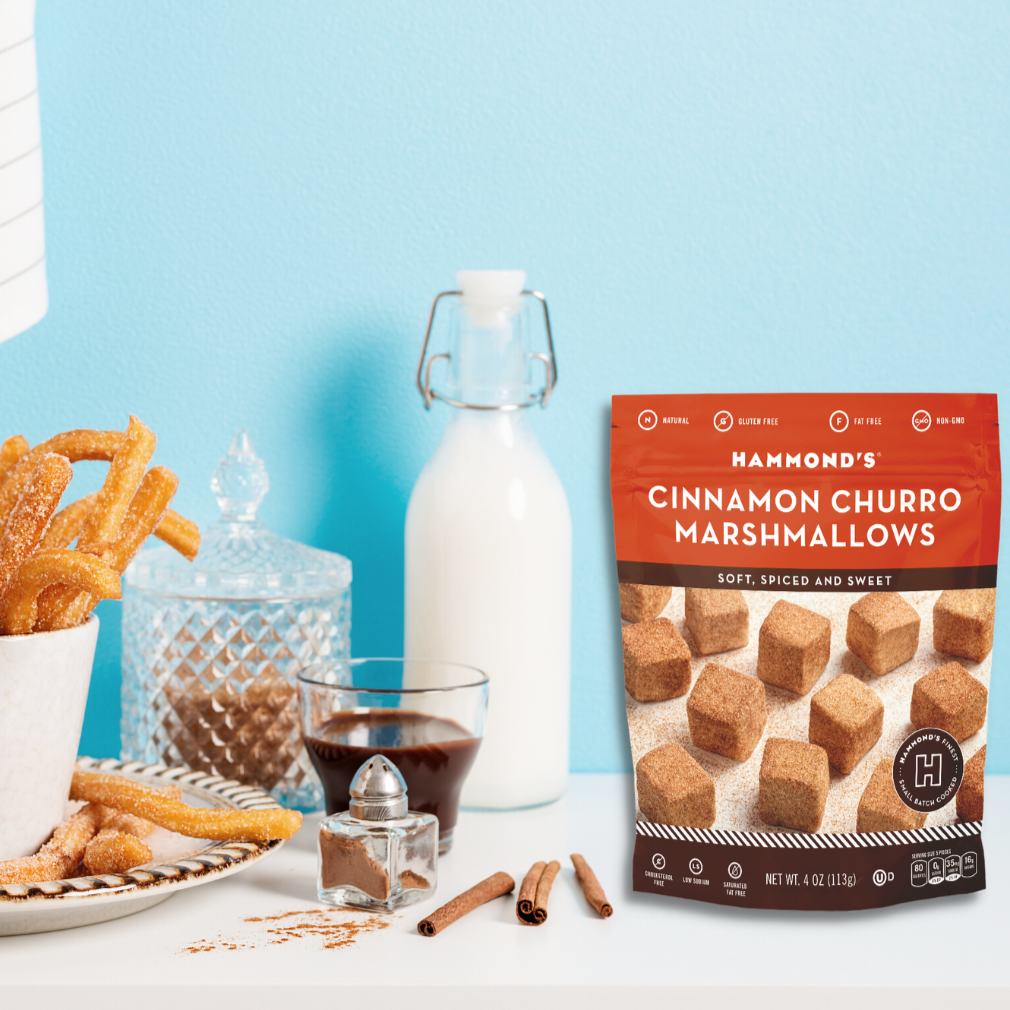 Hammond's Candies: Cinnamon Churro Marshmallows - Freshie & Zero Studio Shop