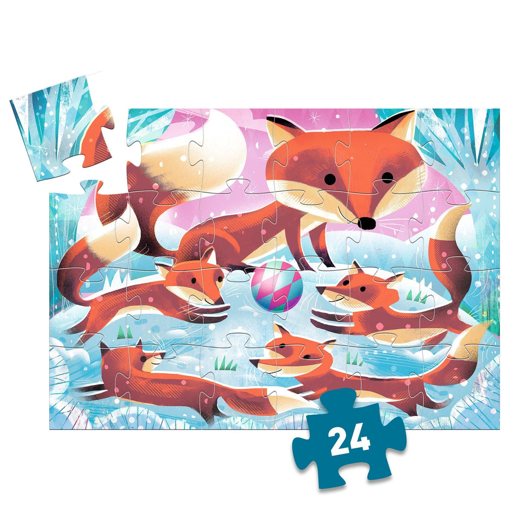 Ginger Little Fox 24pc Jigsaw Puzzle - Freshie & Zero Studio Shop