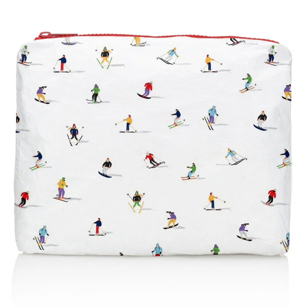 Dancing Skiers Water Resistant Medium Bag by HI LOVE - Freshie & Zero Studio Shop