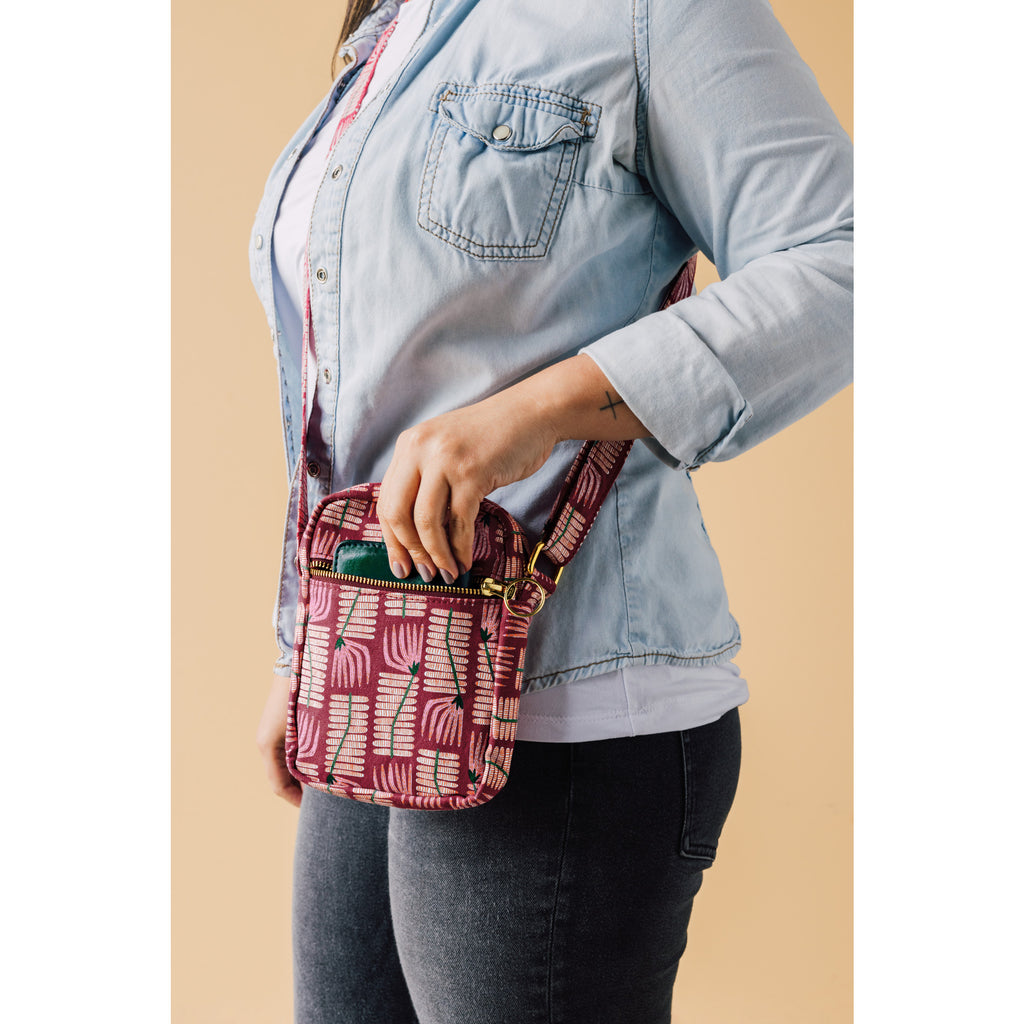 Plume Birds Crossbody Bag by Danica - Freshie & Zero Studio Shop