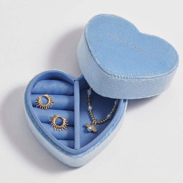 Velvet Heart Travel Jewelry Box - Freshie & Zero Studio Shop