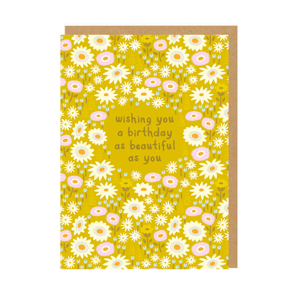 Beautiful As You Birthday Card (9443) - Freshie & Zero Studio Shop