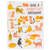 Purrrfect Birthday Greeting Card - Freshie & Zero Studio Shop