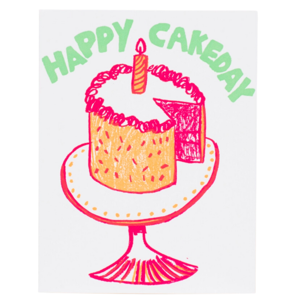 Cakeday Birthday Greeting Card - Freshie & Zero Studio Shop