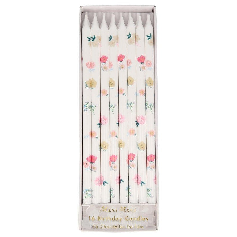 Floral Pattern Birthday Candles - Freshie & Zero Studio Shop