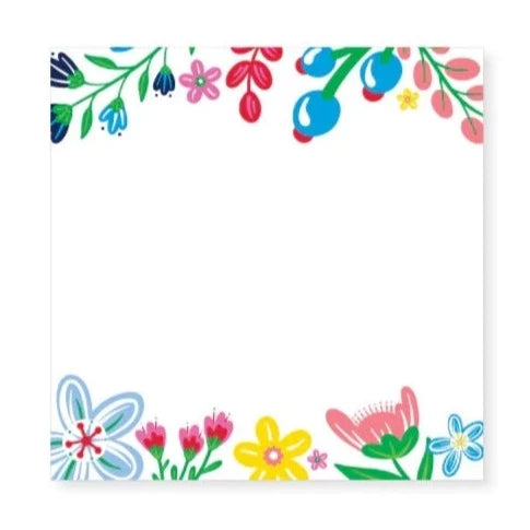 Floral Notepad - Freshie & Zero Studio Shop