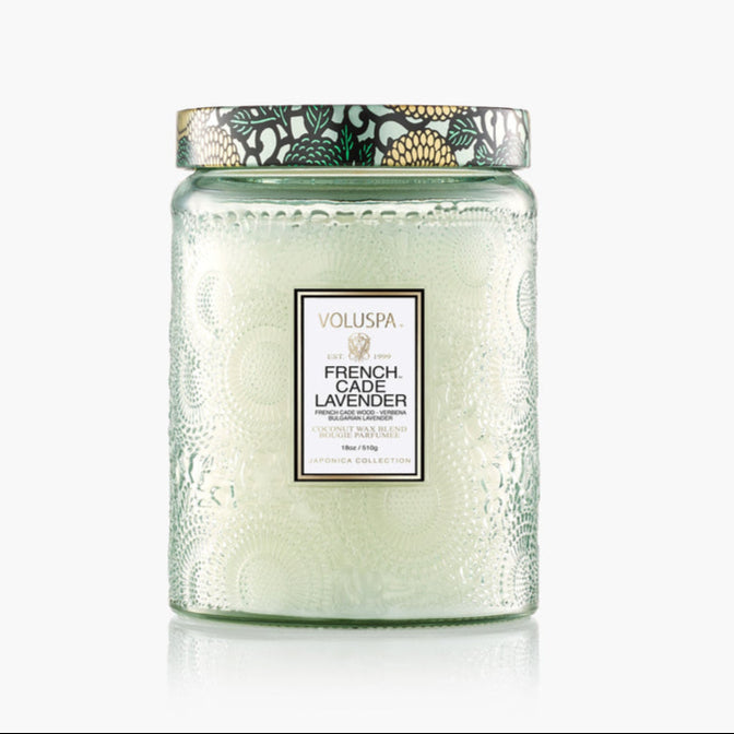 French Cade Lavender Large Jar Candle - Freshie & Zero Studio Shop