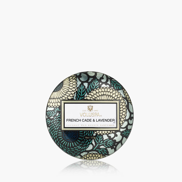 French Cade Lavender Mini Tin Candle - Freshie & Zero Studio Shop