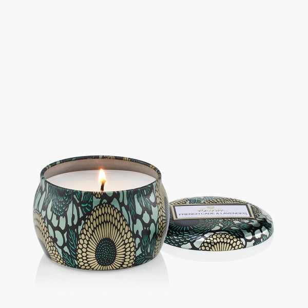 French Cade Lavender Mini Tin Candle - Freshie & Zero Studio Shop