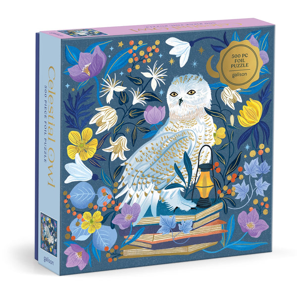Celestial Owl 500 Piece Foil Puzzle - Freshie & Zero Studio Shop
