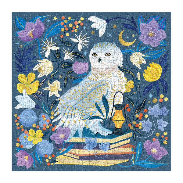 Celestial Owl 500 Piece Foil Puzzle - Freshie & Zero Studio Shop