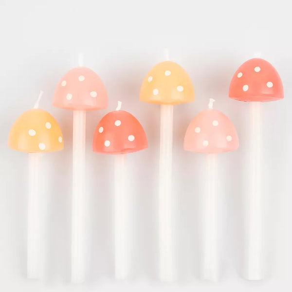 Mushroom Birthday Candles - Freshie & Zero Studio Shop
