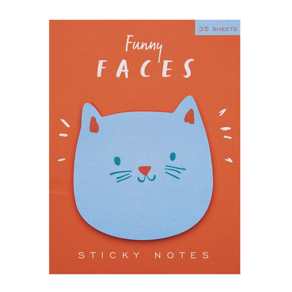 Cat Funny Faces Sticky Notes - Freshie & Zero Studio Shop