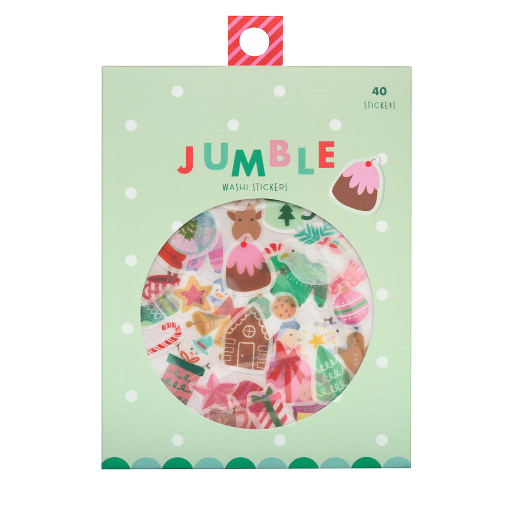 Holiday Jumble Washi Stickers - Freshie & Zero Studio Shop