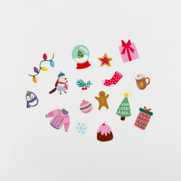 Holiday Jumble Washi Stickers - Freshie & Zero Studio Shop