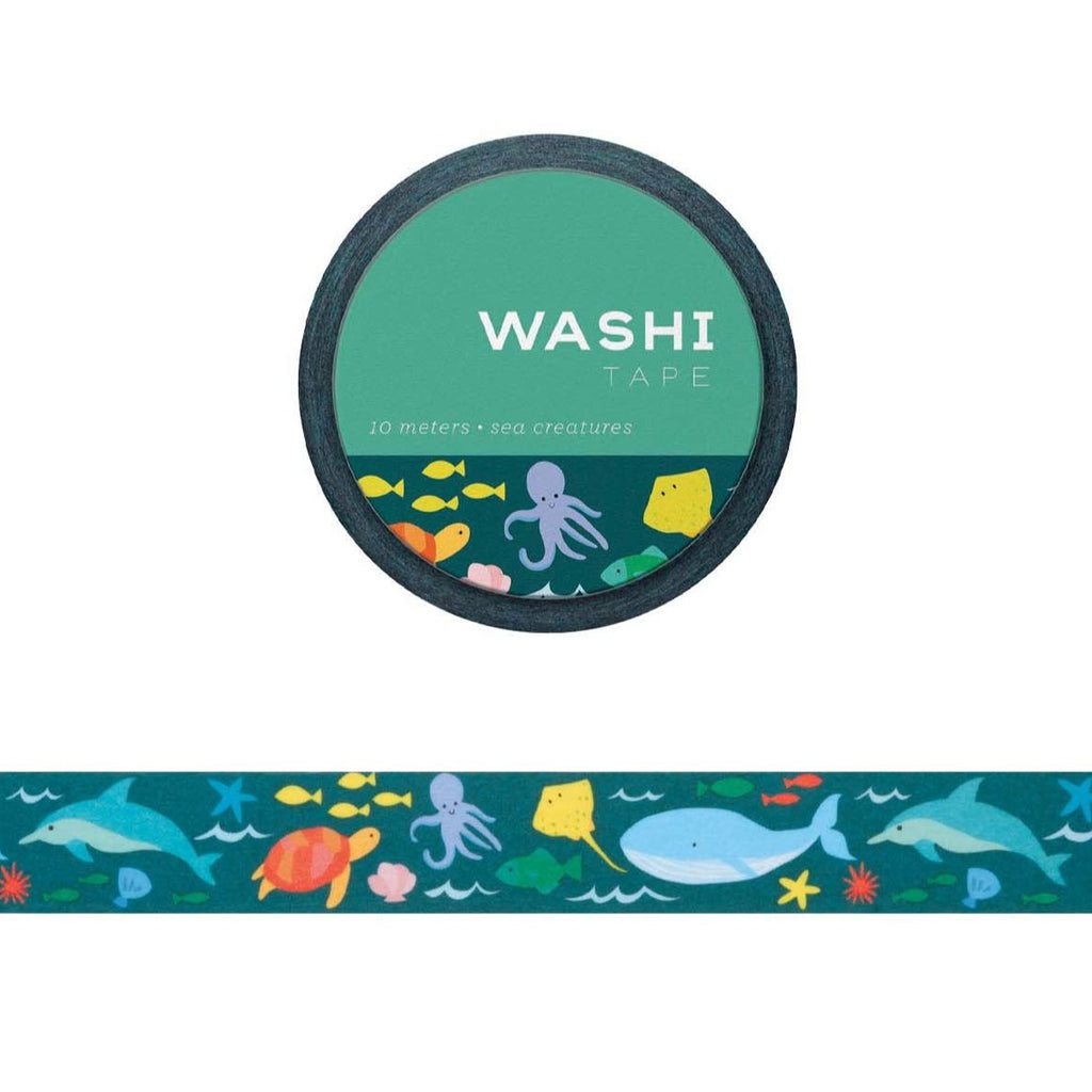 Washi Tape: Sea Creatures - Freshie & Zero Studio Shop