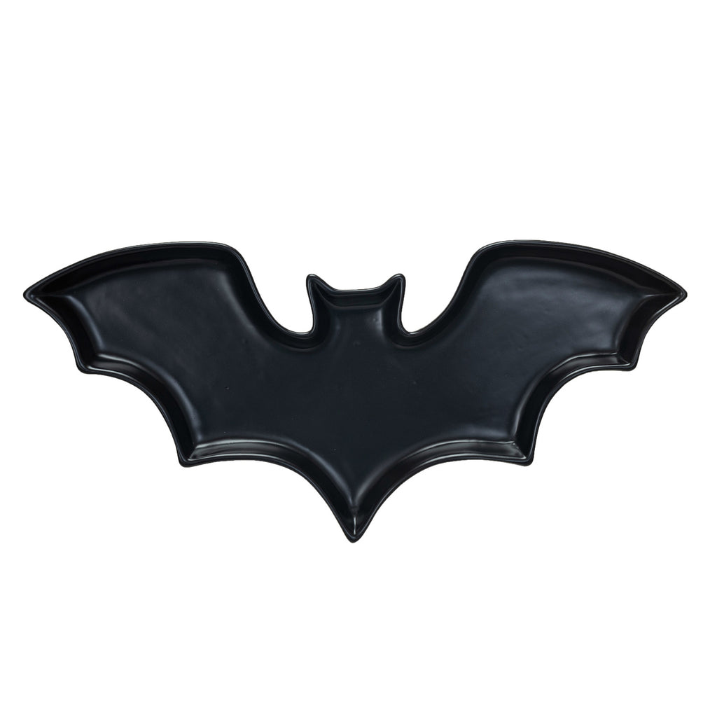 Bat Shaped Matte Black Serving Dish - Freshie & Zero Studio Shop