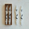 10" Ghost Taper Candles | Set of 2 - Freshie & Zero Studio Shop