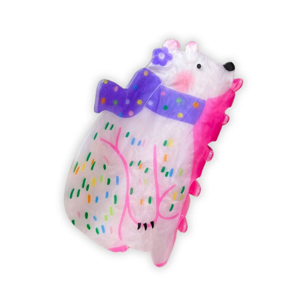 Rainbow Sprinkles Polar Bear Hair Claw - Freshie & Zero Studio Shop