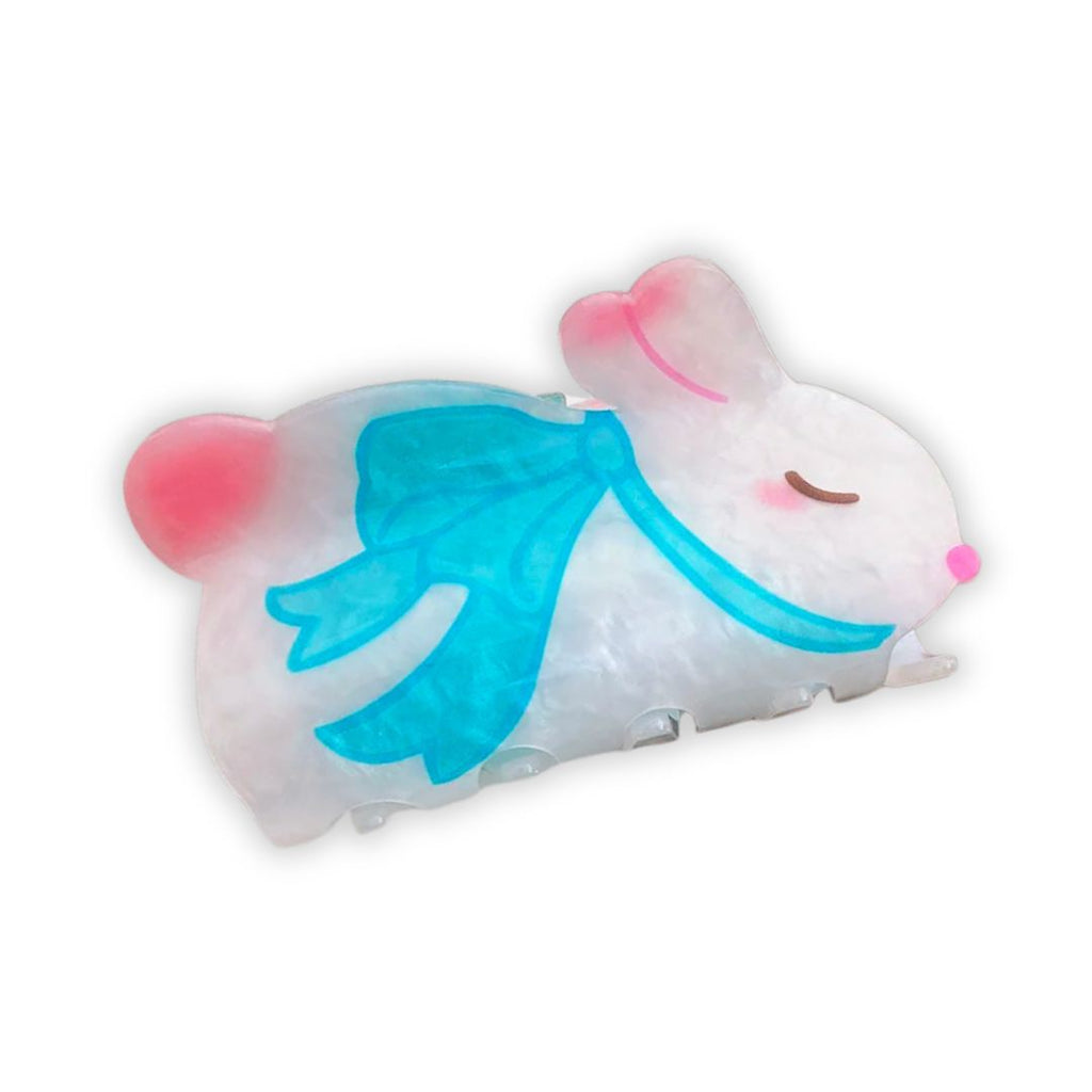 Sweet Bow Bunny Hair Claw - Freshie & Zero Studio Shop