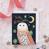 Snowy Owl Winter Solstice Card by Idlewild - Freshie & Zero Studio Shop