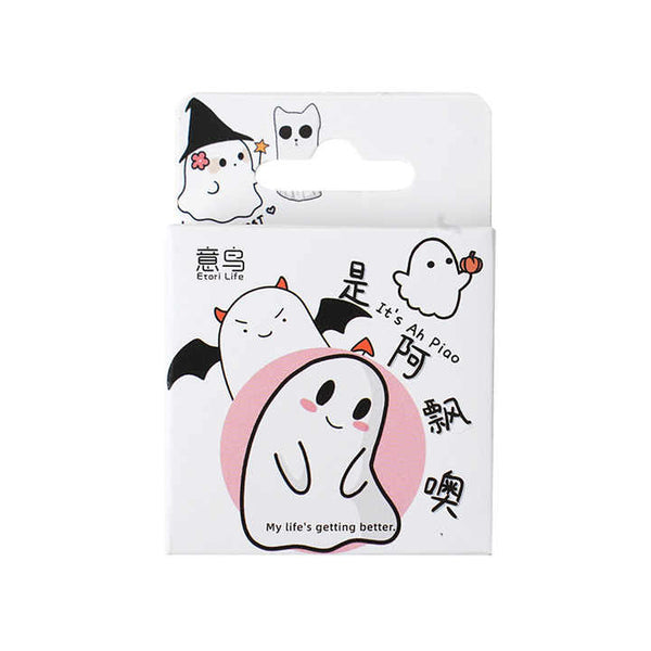 Little Box of Kawaii Paper Stickers: Little Ghosts - Freshie & Zero Studio Shop