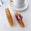 Vintage Purple Dahlia Hair Claw Clip - Freshie & Zero Studio Shop