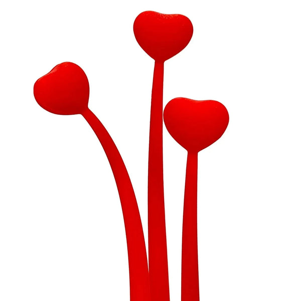 Red Heart Wiggle Gel Pen - Freshie & Zero Studio Shop