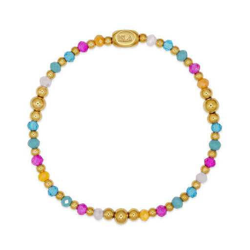 Coastal Crystals Stretch Bracelet by ISLA - Freshie & Zero Studio Shop