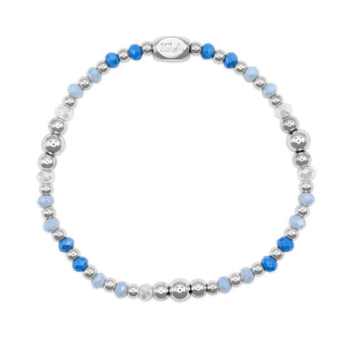 Coastal Crystals Stretch Bracelet by ISLA - Freshie & Zero Studio Shop