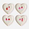 Valentine Melamine Heart Plates - Freshie & Zero Studio Shop