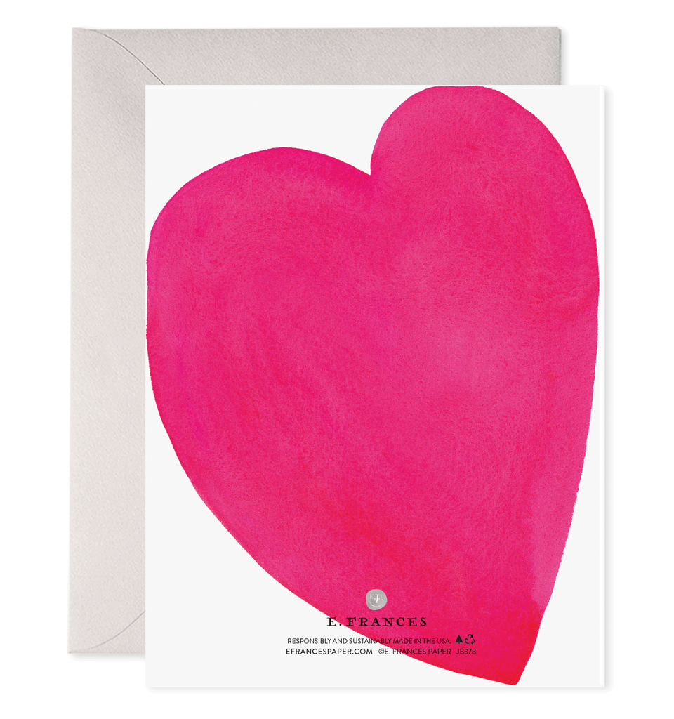 E. Frances Card: Squeezed Heart - Freshie & Zero